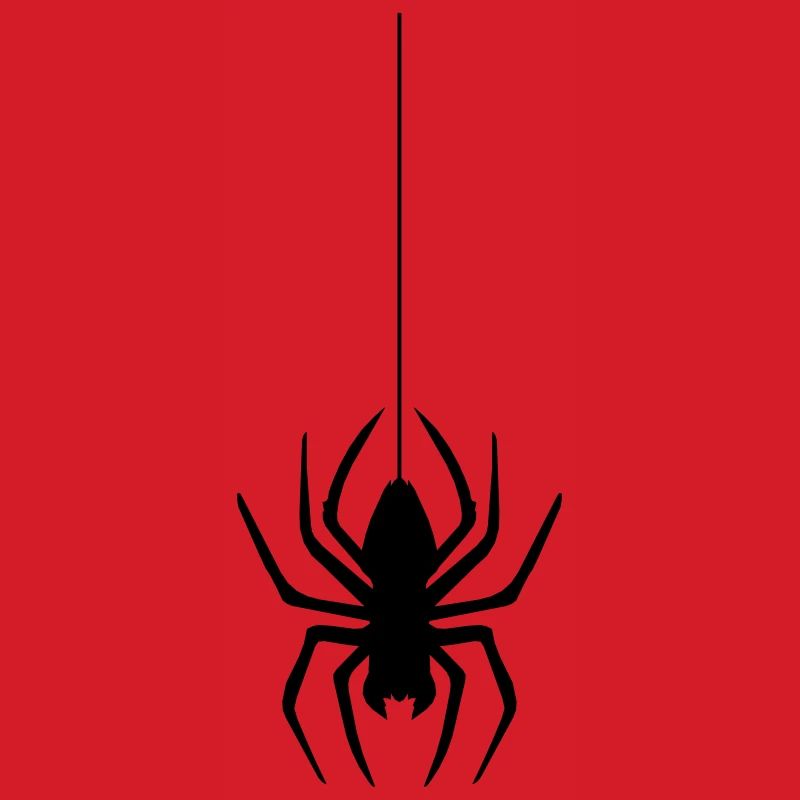 abseil thread spider web spider logo design disgust