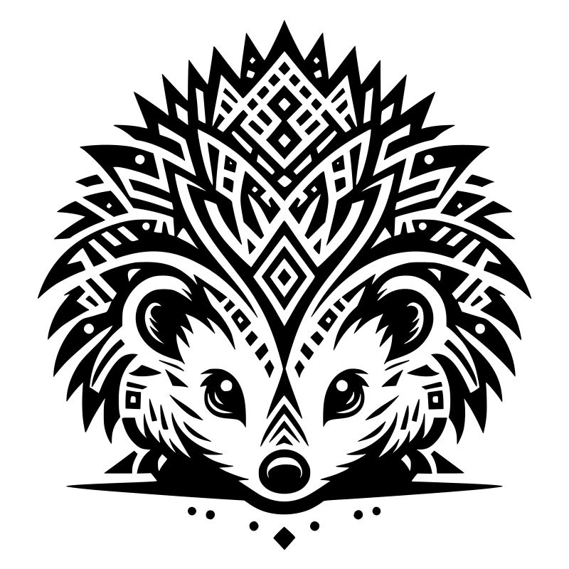 Hérisson tribal
