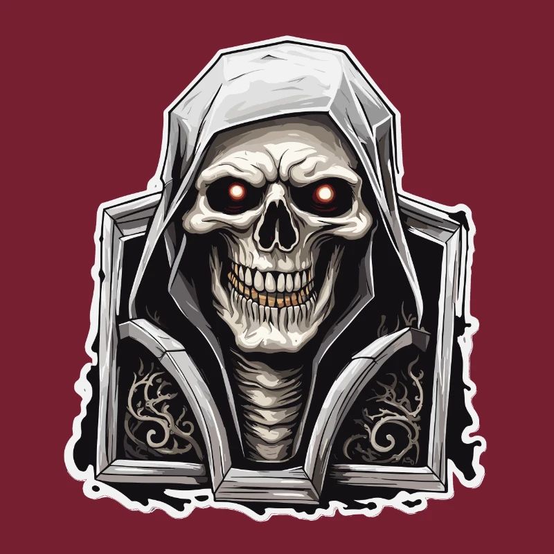 Skull / Skull / Skeleton / Gothic / Horror