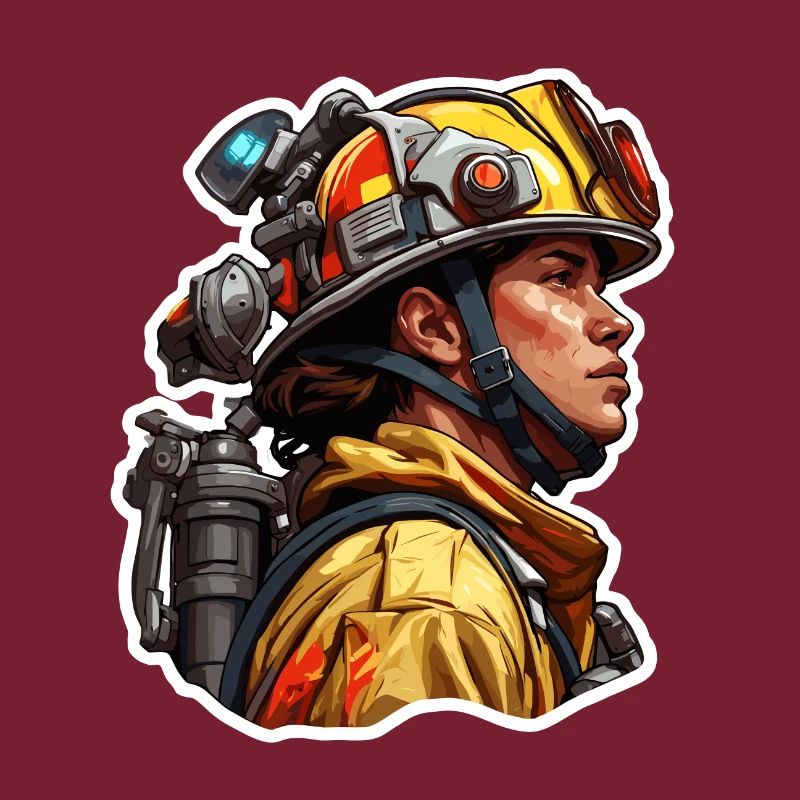 Firefighter / Fire / Fire / Extinguish / Heroine