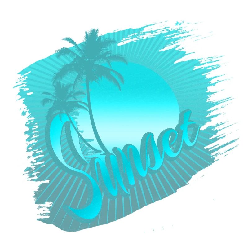 sunset blue