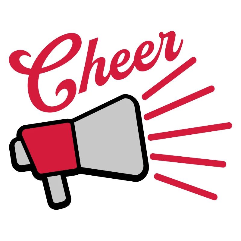 Symbole de parole du mégaphone Cheer
