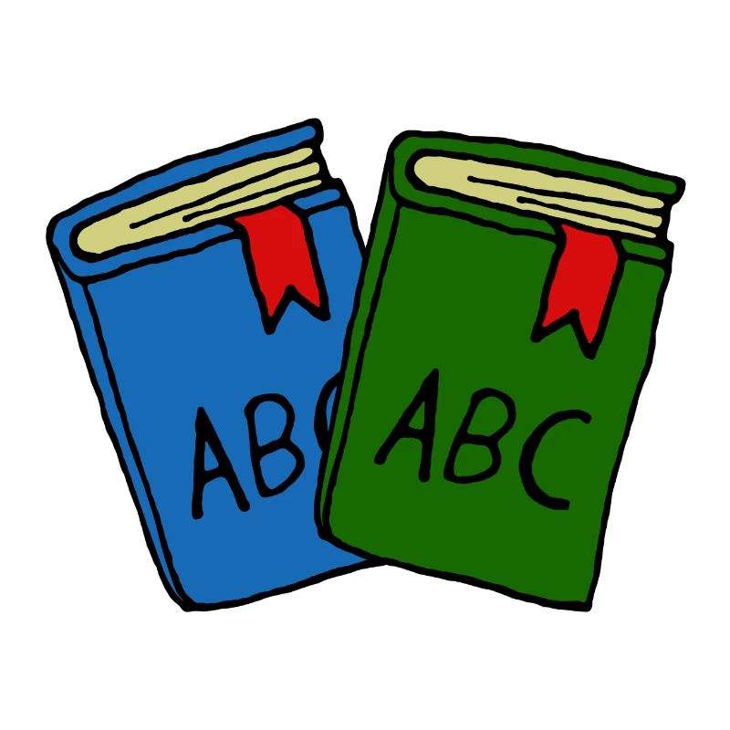School books, first class, children