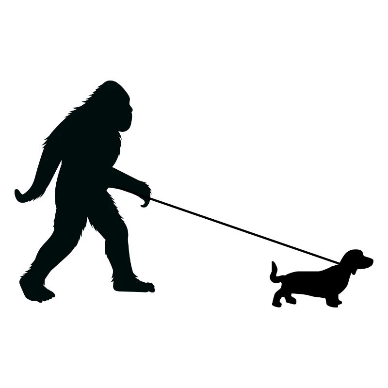 Yeti and Dachshund