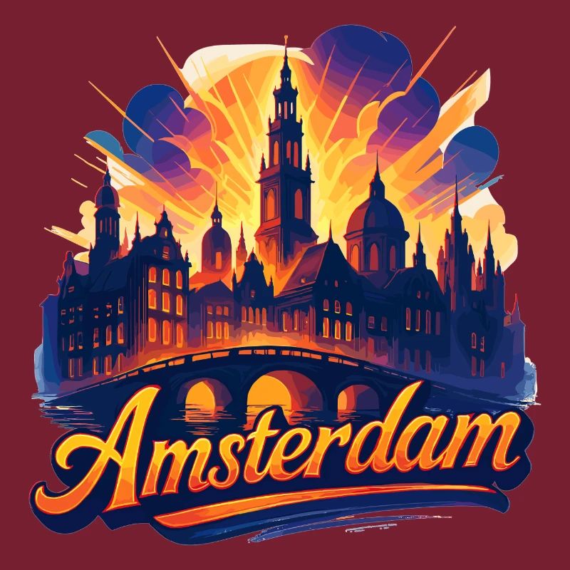 Amsterdam Capitale Pays-Bas Pays-Bas Cadeau