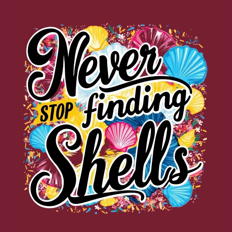 Never Stop Finding Shells Design