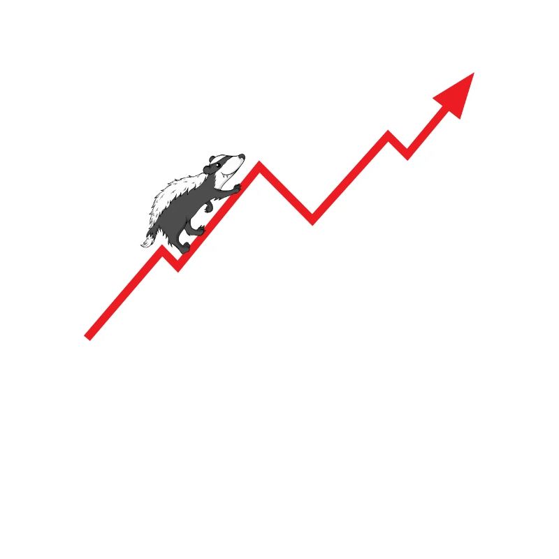 Badger climbs upward course