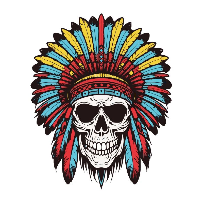Crâne de chef indien Apache