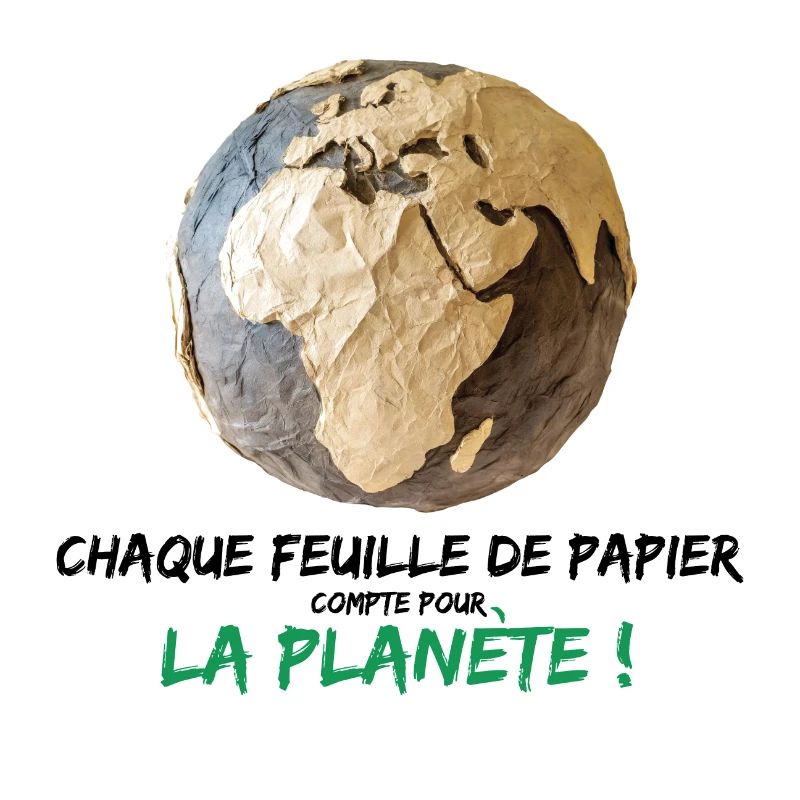 Chaque feuille de papier compte pour la planète
