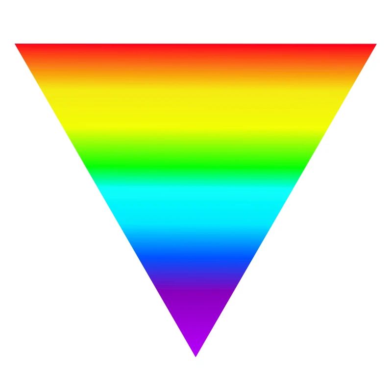 Triangle arc-en-ciel