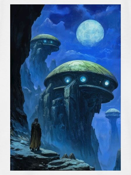 Science-Fiction-Landschaft