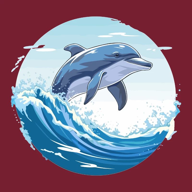 Springender Delfin