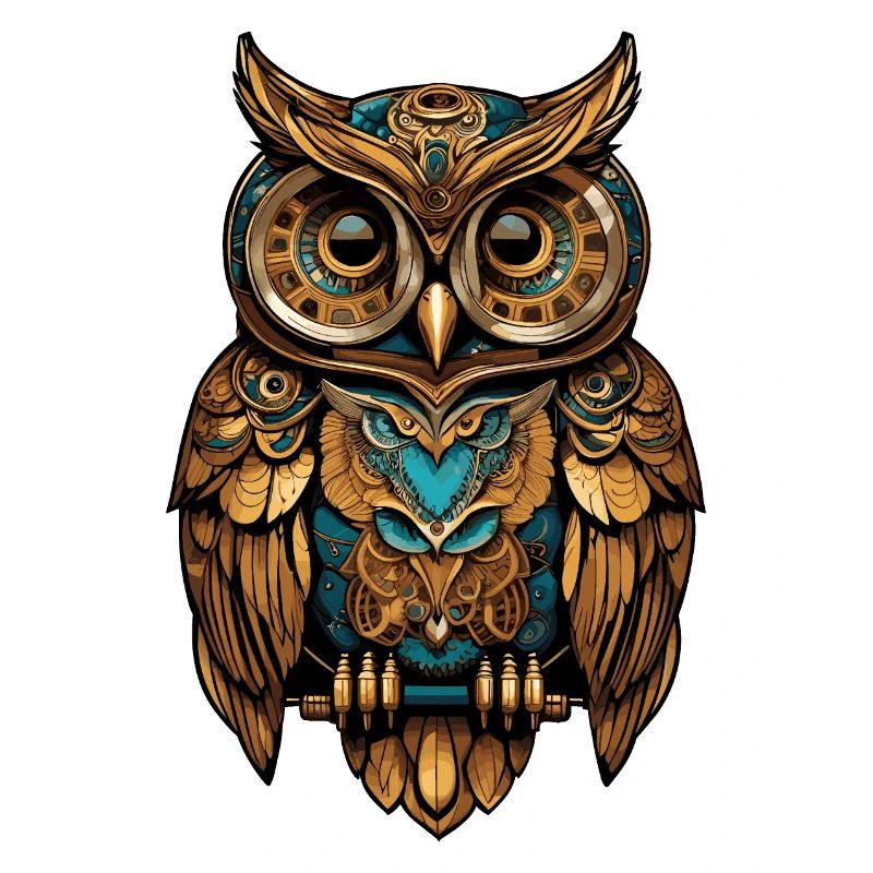 Steampunk Eule