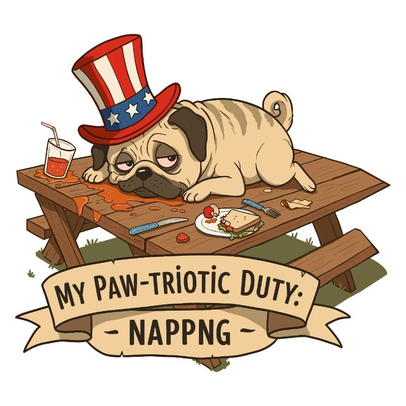 Mops Nickerchen