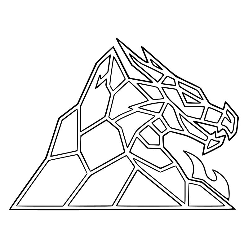 Drachenfels Geometric: Dragon Saga as Vector