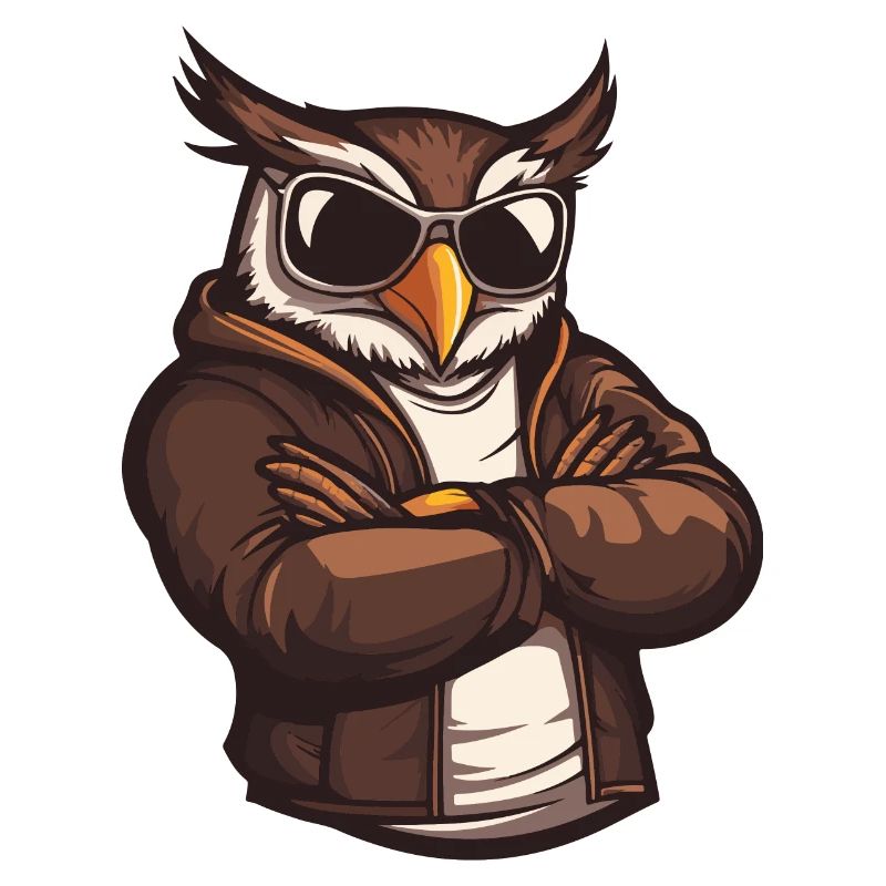 Eule Comic Cool
