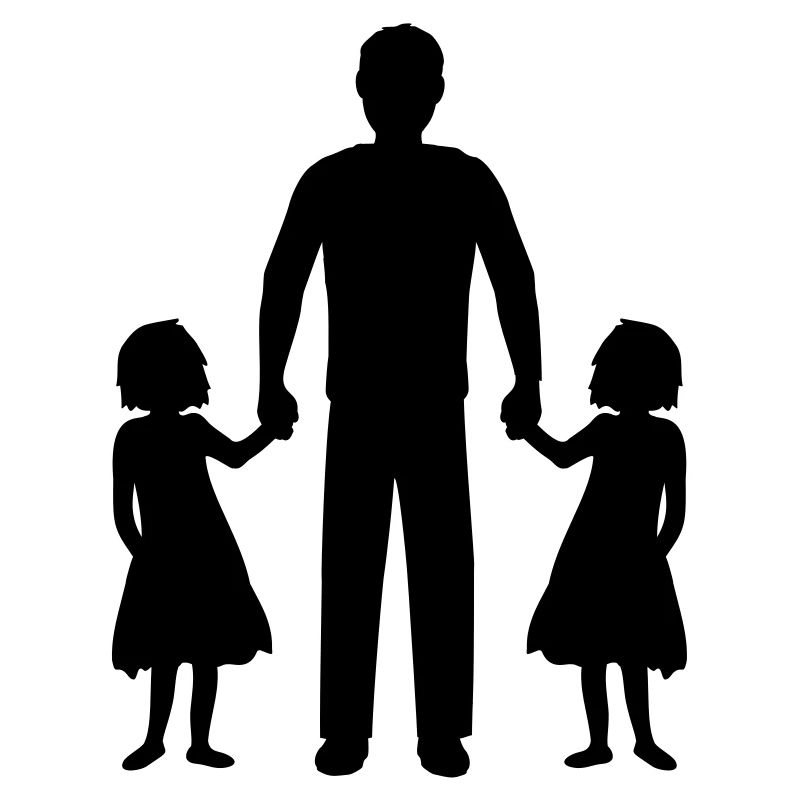 Dad Daughters Twins
