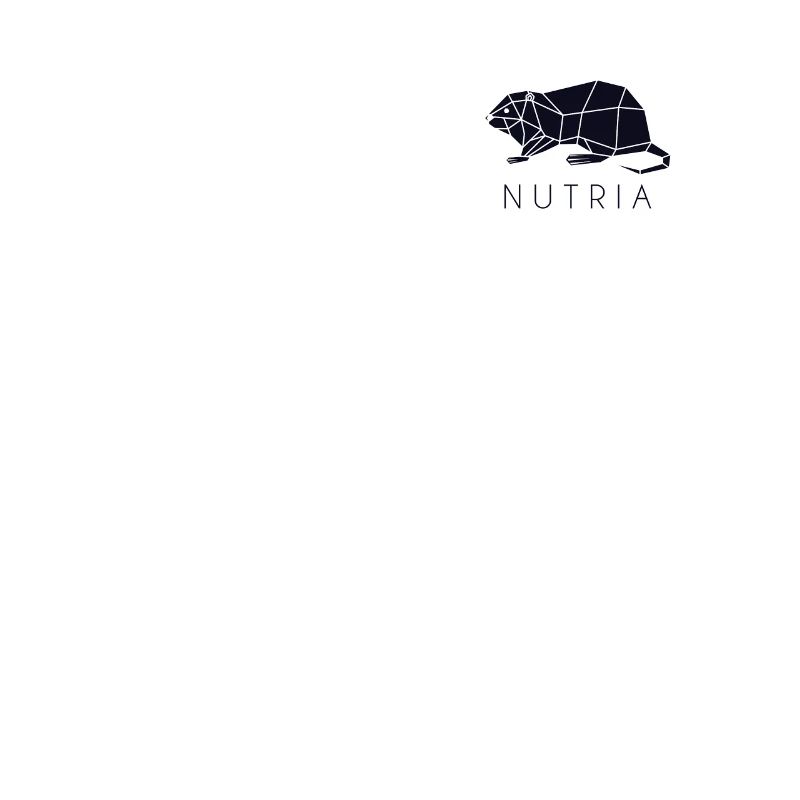 Logo Nutria Emblème Castor Rat Nutria Castor Des