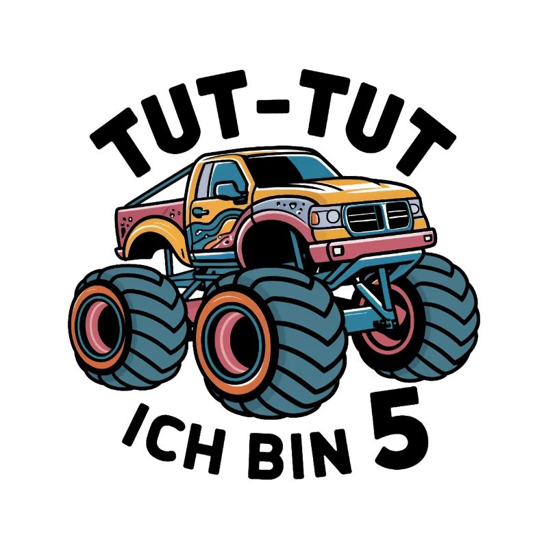 Monster Truck - Ich bin 5 - Einzigartiges Geschenk