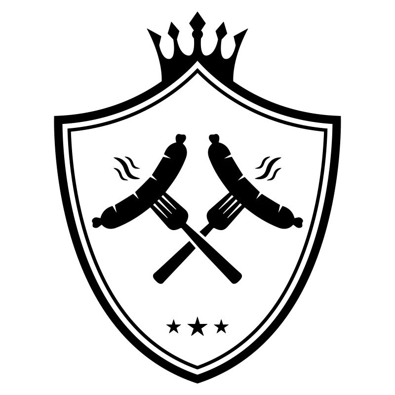 bratwurst symbole blason saucisse currywurst