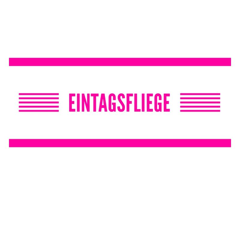 vor dir steht eine Eintagsfliege