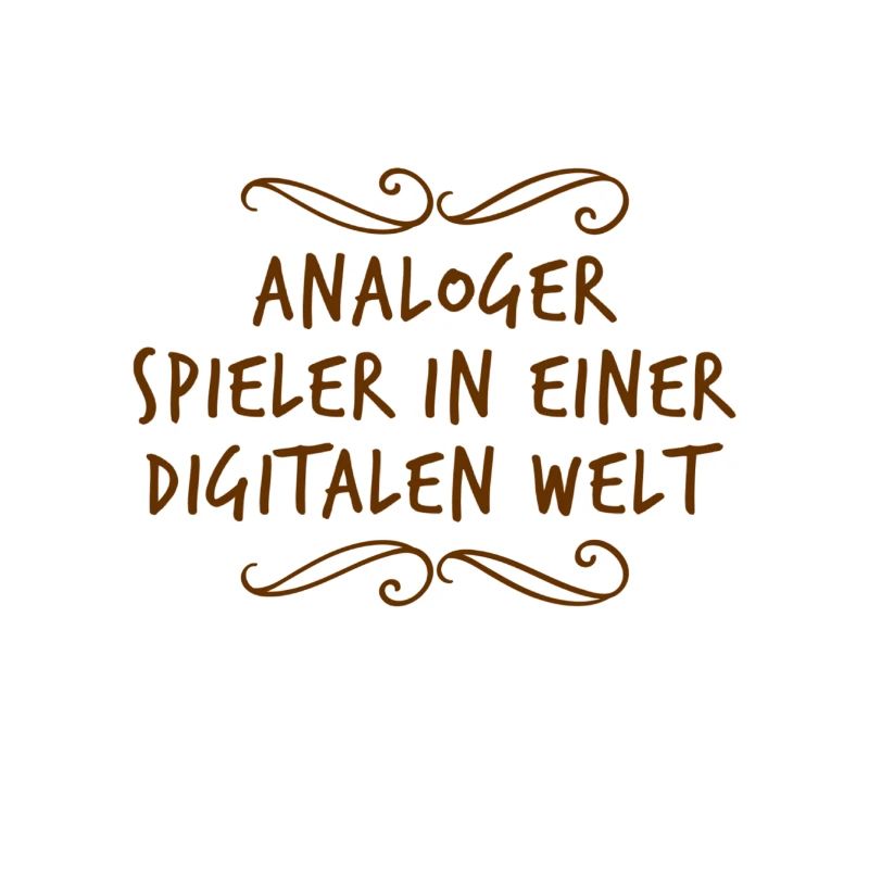 Analog is great