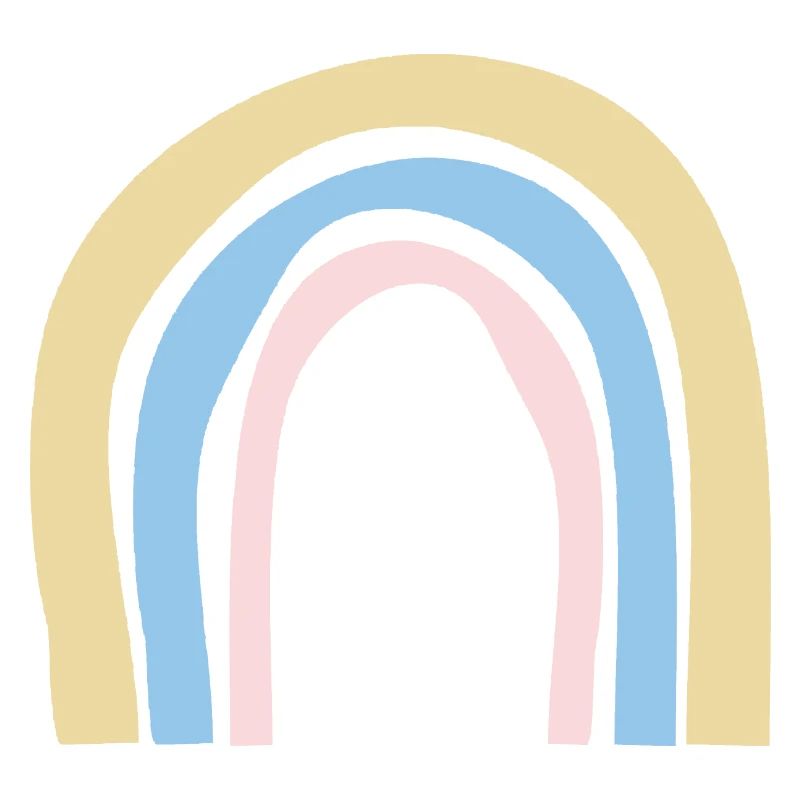 Rainbow - Regenbogen Pastell