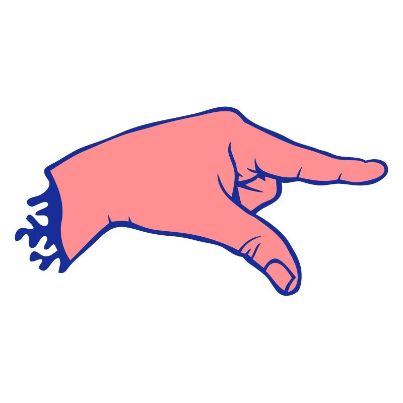 hand finger shows tip 2