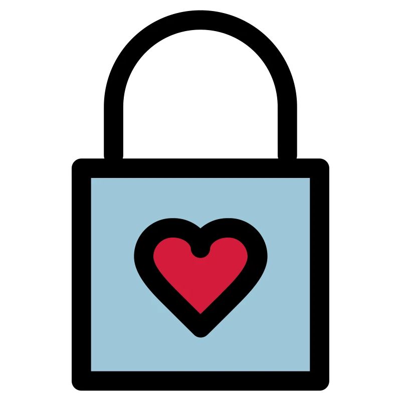 Cadenas, serrure d'amour