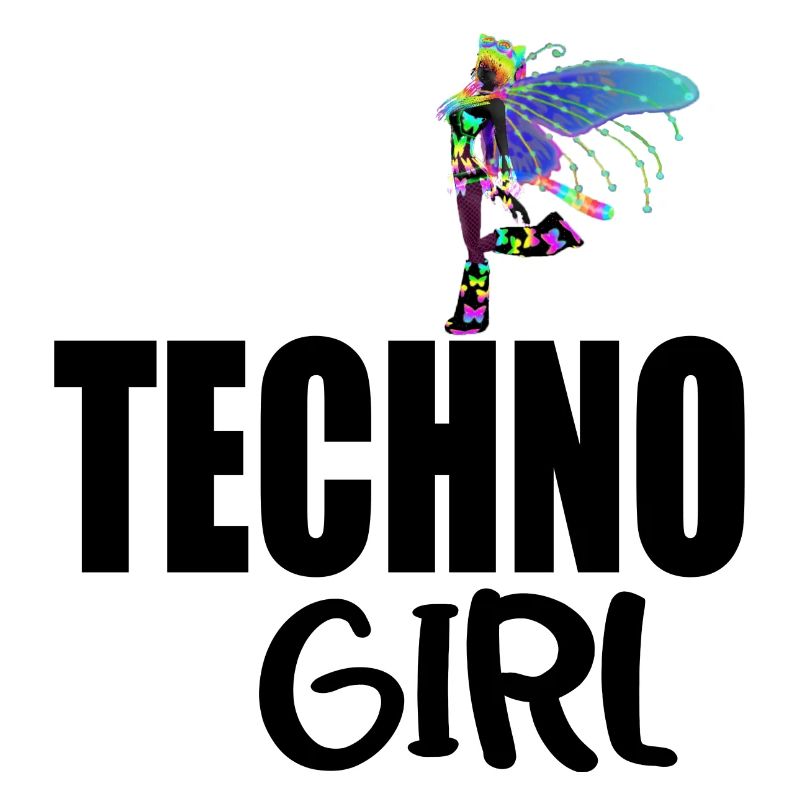 Techno-Mädchen