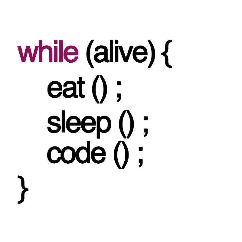 tandis que le code vivant Programmation de programmation informaticien
