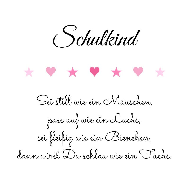 Schulkind Geschenk Mädchen
