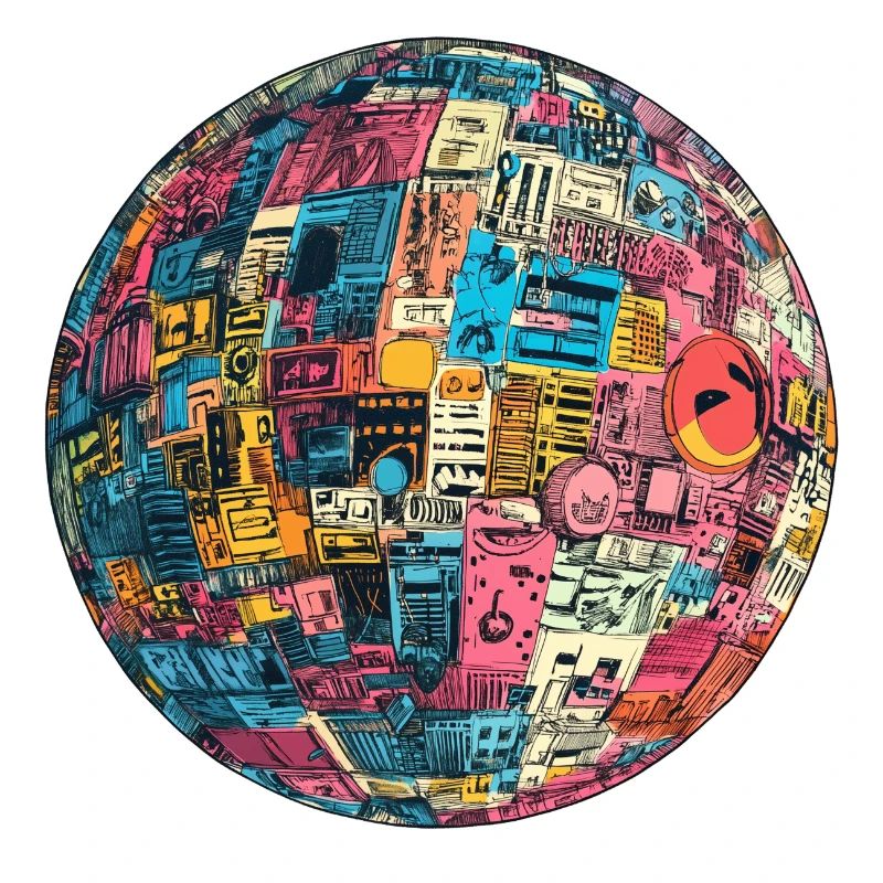 Sphère rétro-future : vision Technicolor !