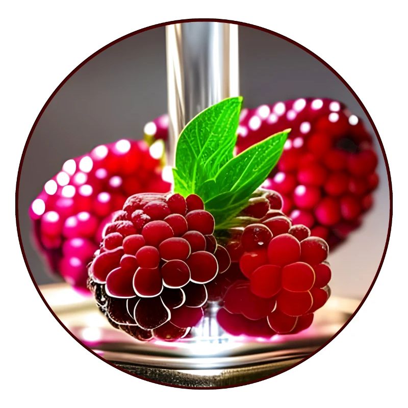 Sweet, moist, bright raspberry