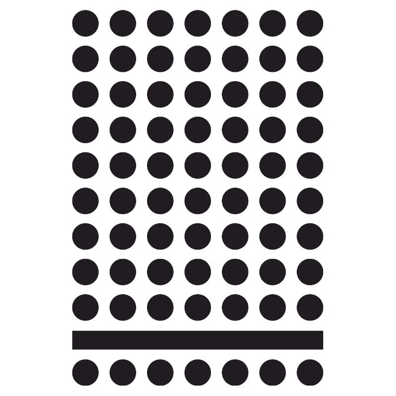 Monochrome Dot Grid Pattern
