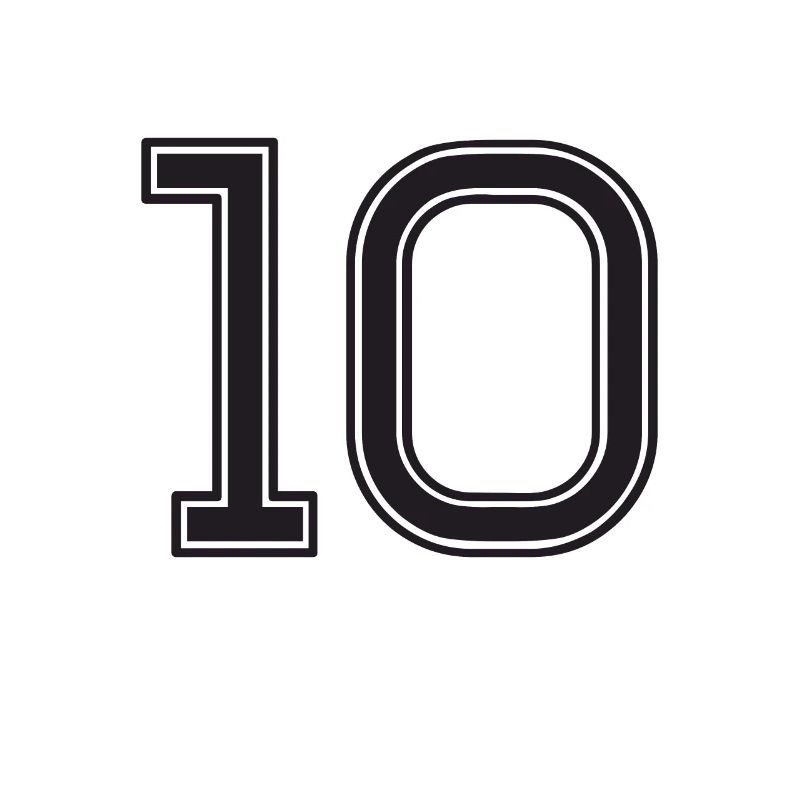 Numéro de maillot 10