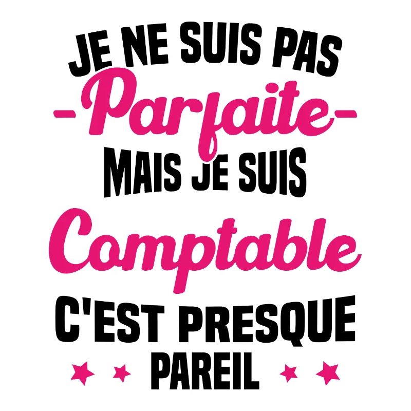 Pas parfaite mais je suis Comptable Humour Cadeau