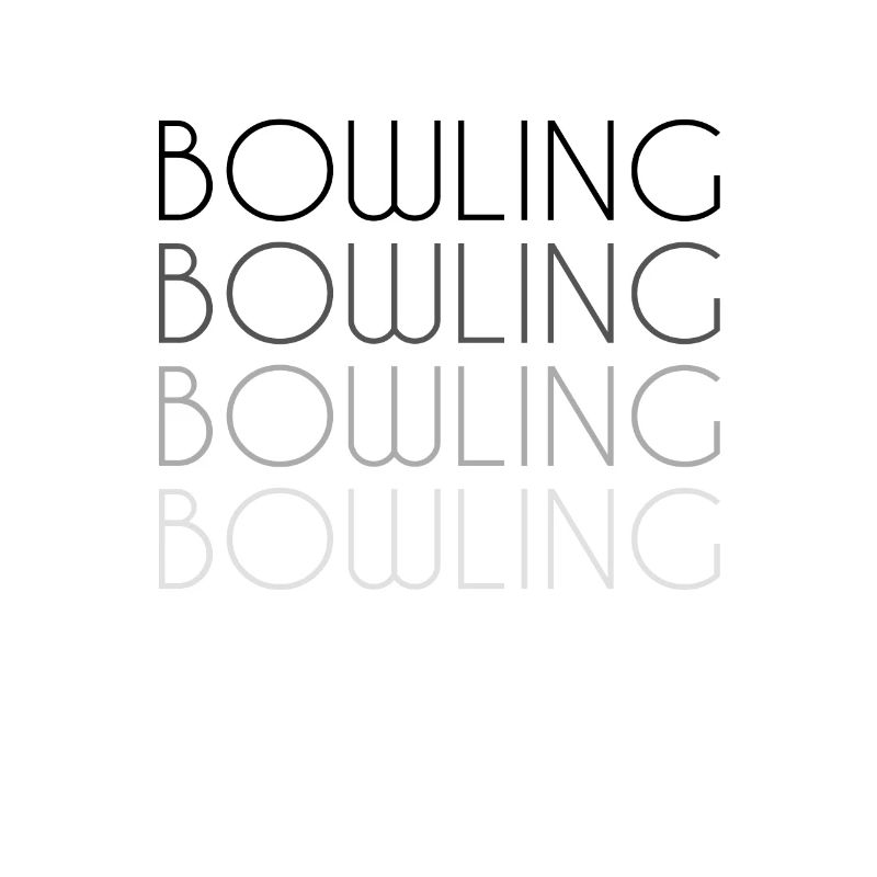 Bowling Schriftzug