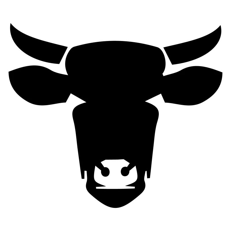 Icône de vache tête de vache