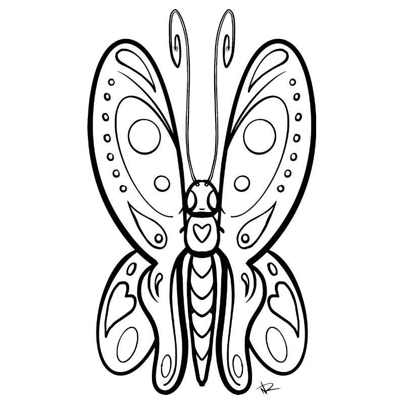 Image de peinture papillon