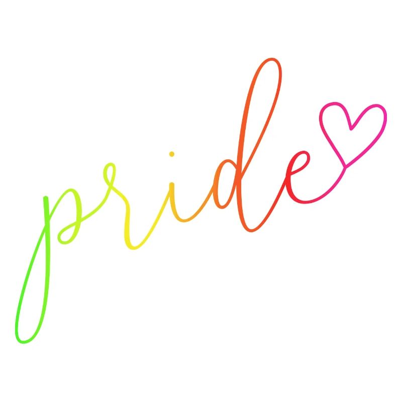 Pride Rainbow Colors Font