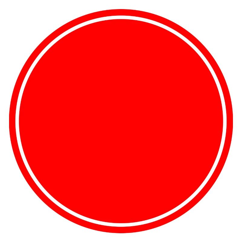 Cercle rouge auto-conception