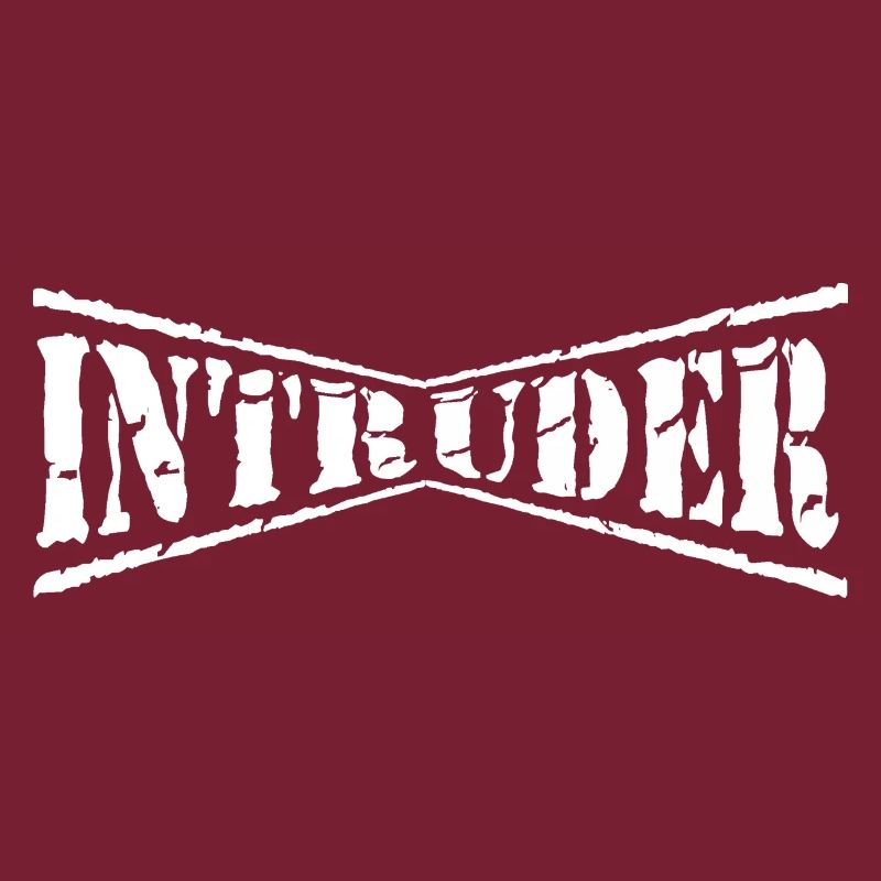 intrus hacker intrus clan sticker ordinateur