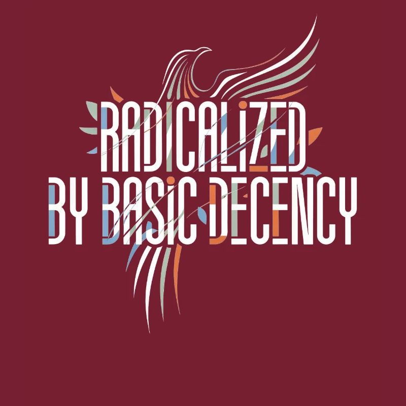 Radicalized by Basic Decency Shirt for Activists