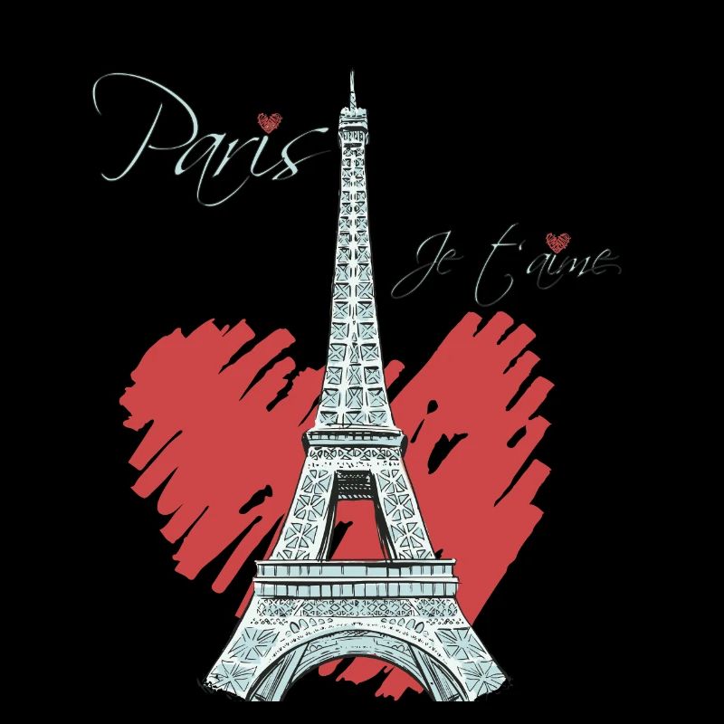 Paris Eiffel Tower Arc de Triomphe Love from Frankre