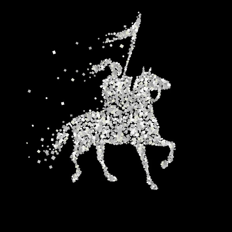 Knight Horses Crusader Lance Knight's Armor