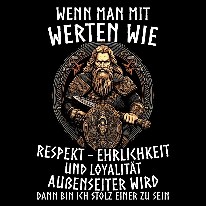 Wikinger Tshirt Viking Valhalla Walhalla Gott Odin