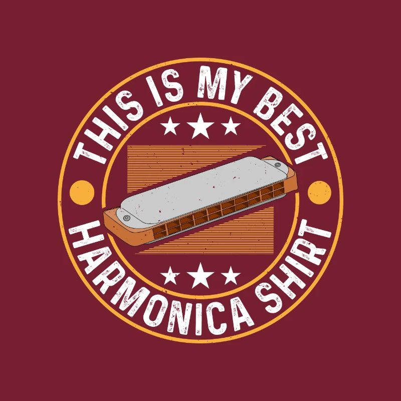 C’est ma meilleure chemise d’harmonica Harmonica musical