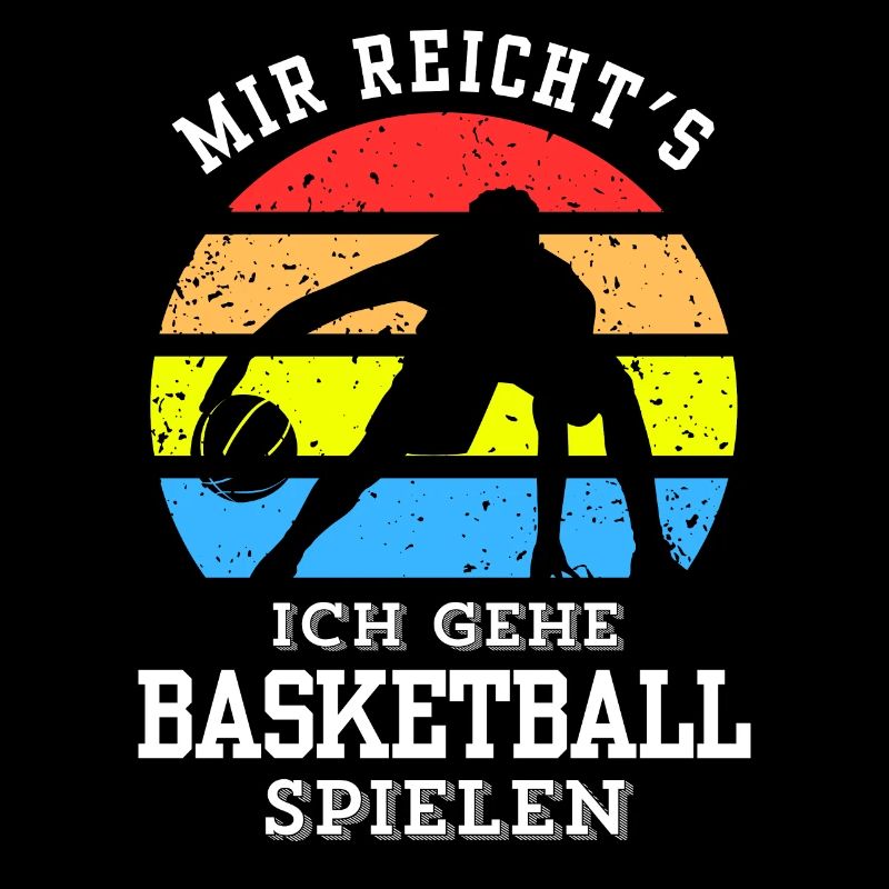 Basketball Tshirt B-Ball Dunking Rebound Player