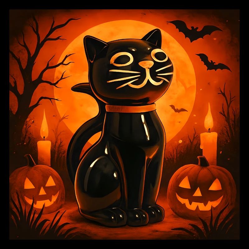 Spooky Cat Halloween Gift